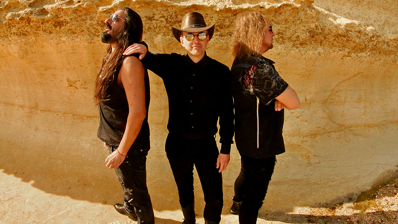 Christofer Johnsson (M.) mit Therion